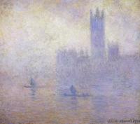 Monet, Claude Oscar - Houses of Parliament, Fog Effect